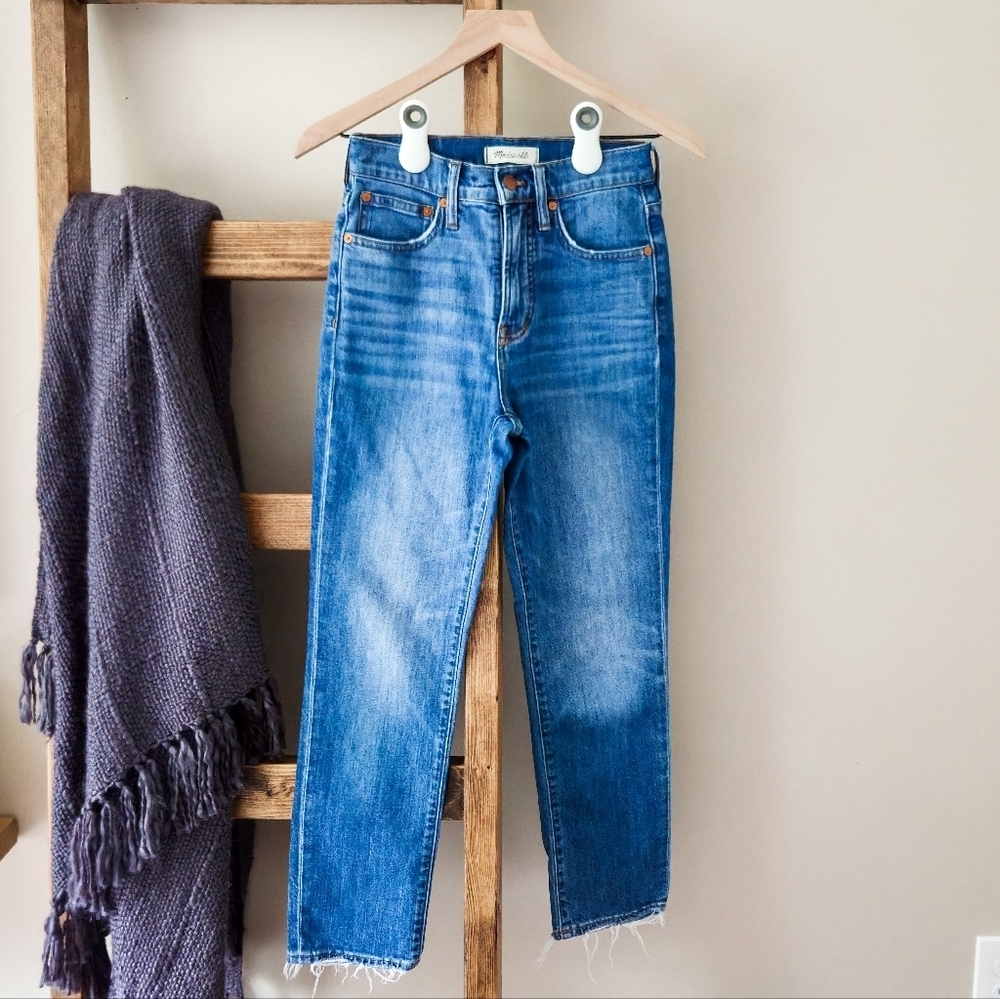 Madewell The Perfect Vintage Crop Jean – Cassie Wash – Size 24